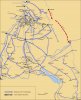 Carte campagne Allemagne, 1re armée (mars - mai 1945)